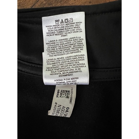 Adidas‎ Sweatshirt Youth Small Full Zip Hoodie Fleece Jacket - Picture 6 of 6